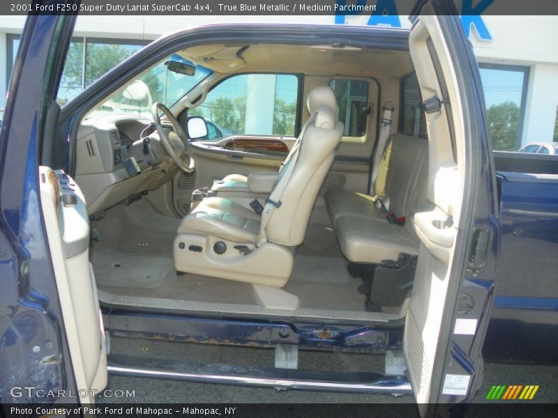  2001 F250 Super Duty Lariat SuperCab 4x4 Medium Parchment Interior