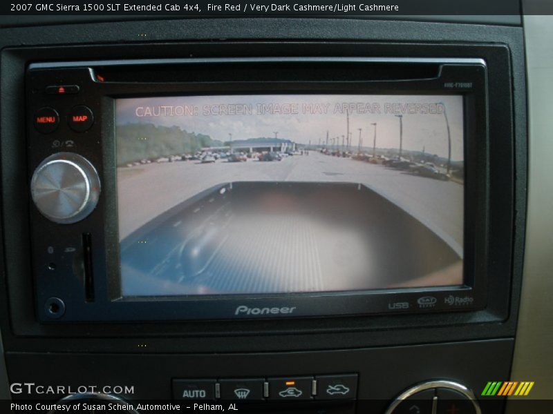 Fire Red / Very Dark Cashmere/Light Cashmere 2007 GMC Sierra 1500 SLT Extended Cab 4x4