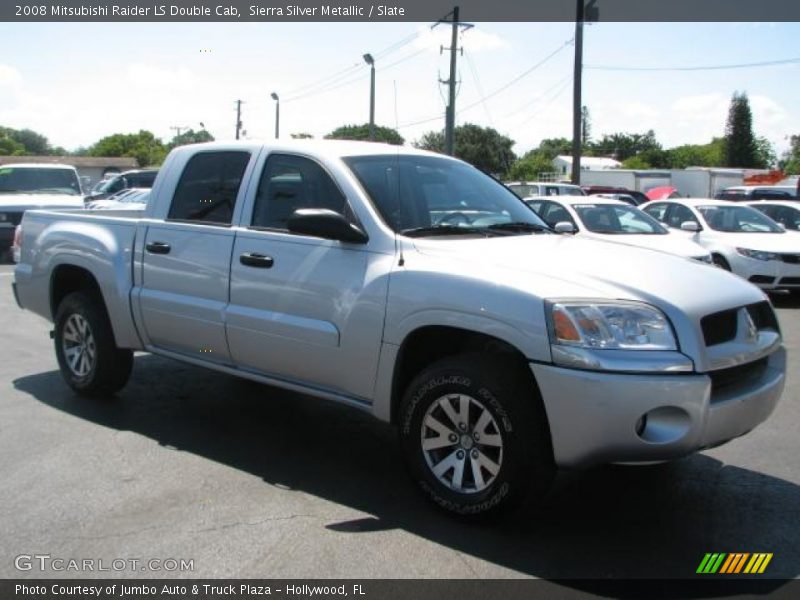 Sierra Silver Metallic / Slate 2008 Mitsubishi Raider LS Double Cab