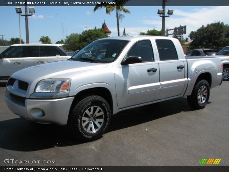 Sierra Silver Metallic / Slate 2008 Mitsubishi Raider LS Double Cab