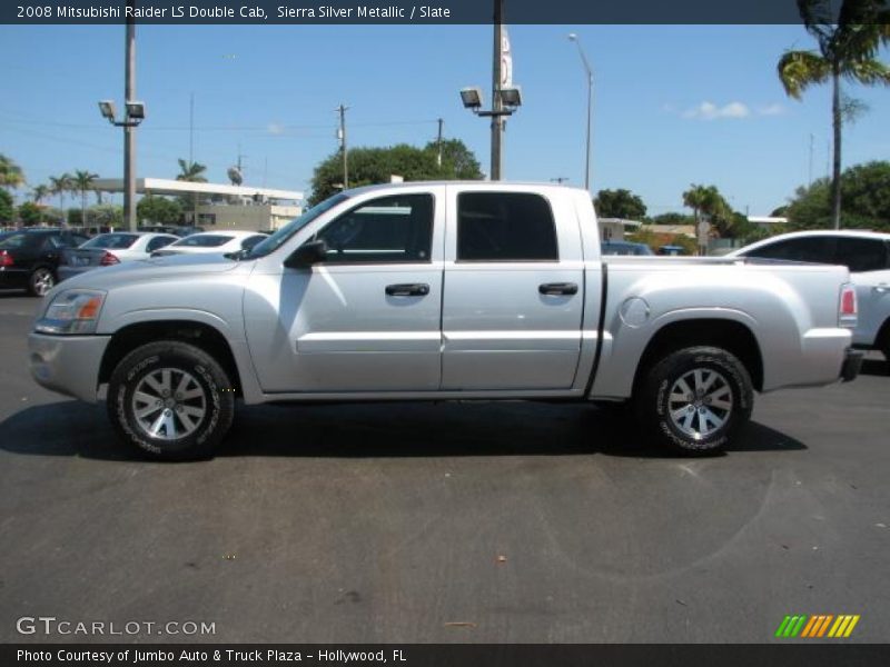 Sierra Silver Metallic / Slate 2008 Mitsubishi Raider LS Double Cab