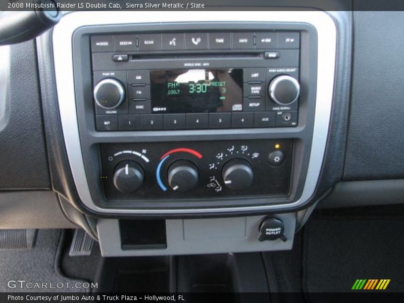 Sierra Silver Metallic / Slate 2008 Mitsubishi Raider LS Double Cab