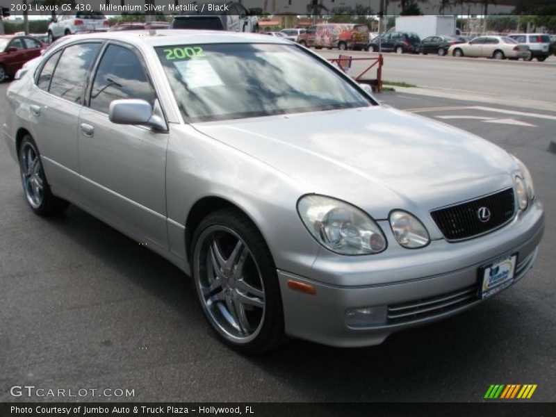 Millennium Silver Metallic / Black 2001 Lexus GS 430
