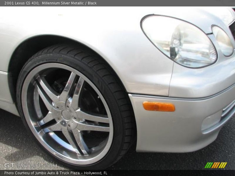 Millennium Silver Metallic / Black 2001 Lexus GS 430