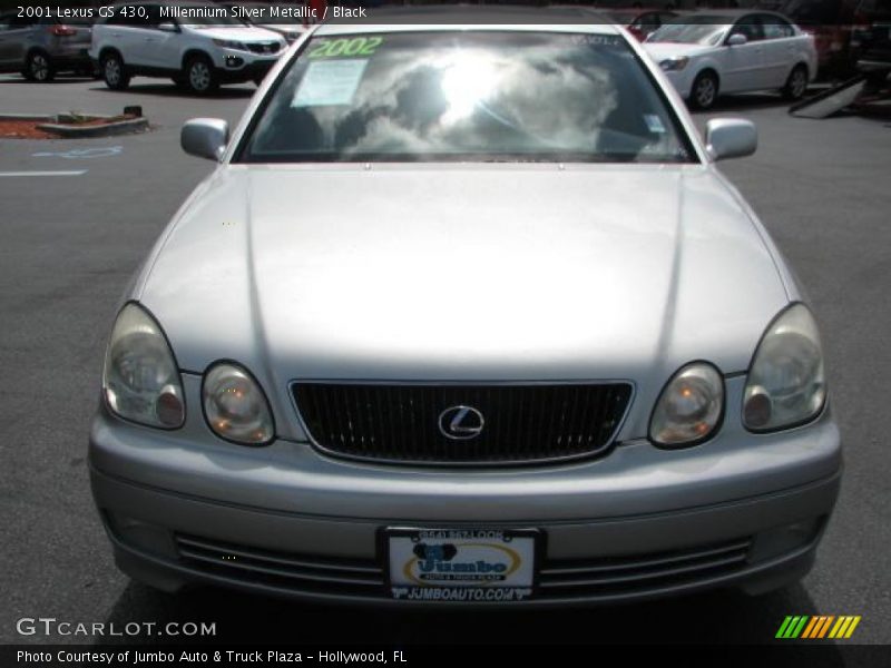 Millennium Silver Metallic / Black 2001 Lexus GS 430