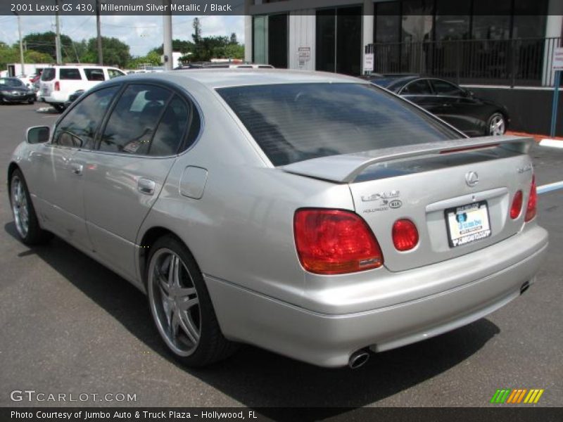 Millennium Silver Metallic / Black 2001 Lexus GS 430