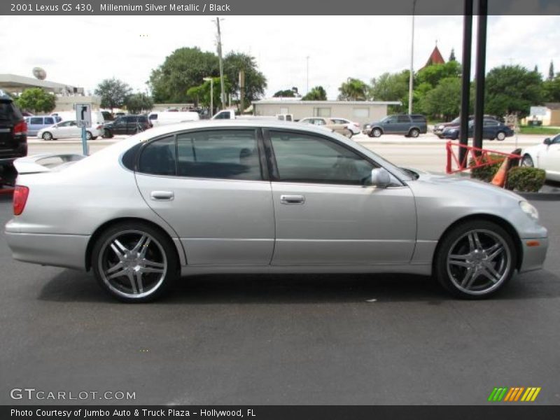 Millennium Silver Metallic / Black 2001 Lexus GS 430