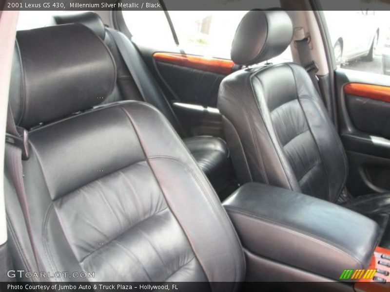 Millennium Silver Metallic / Black 2001 Lexus GS 430