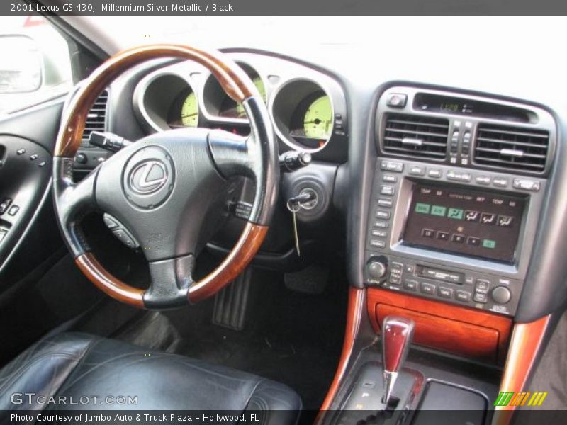 Millennium Silver Metallic / Black 2001 Lexus GS 430