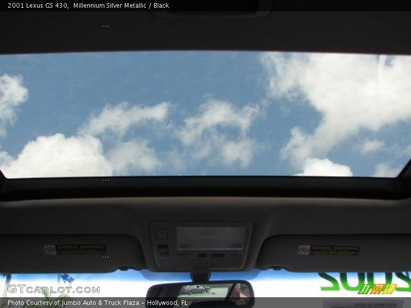 Millennium Silver Metallic / Black 2001 Lexus GS 430