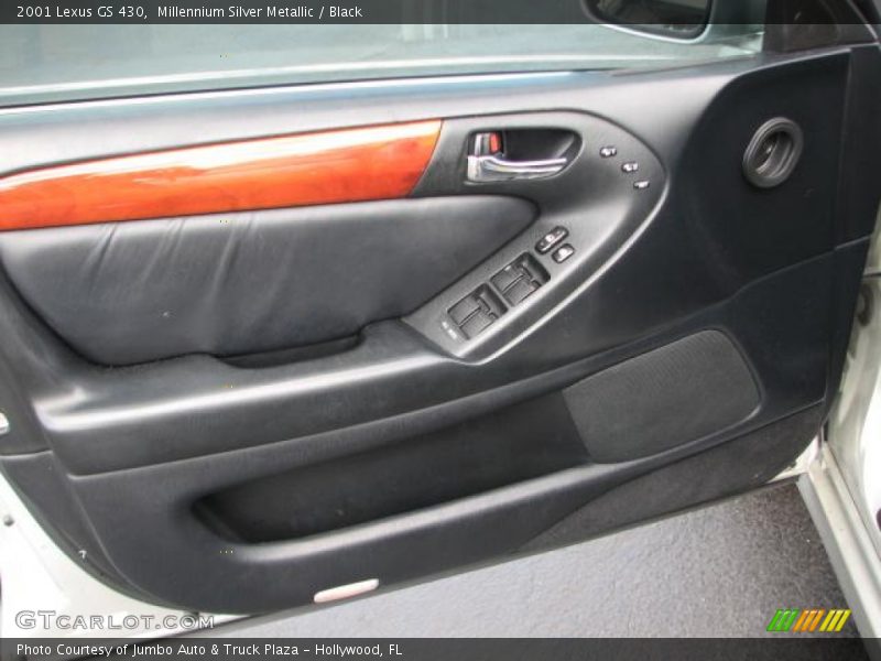 Millennium Silver Metallic / Black 2001 Lexus GS 430