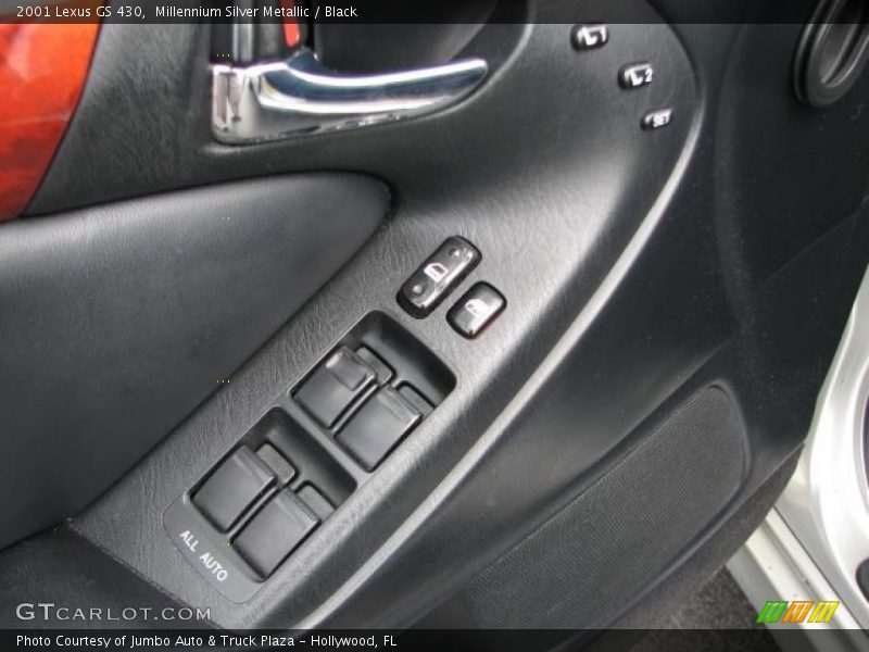 Millennium Silver Metallic / Black 2001 Lexus GS 430