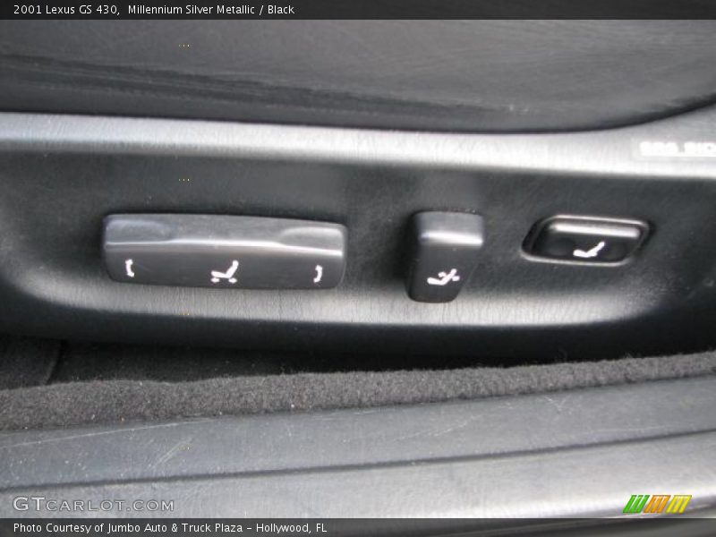 Millennium Silver Metallic / Black 2001 Lexus GS 430