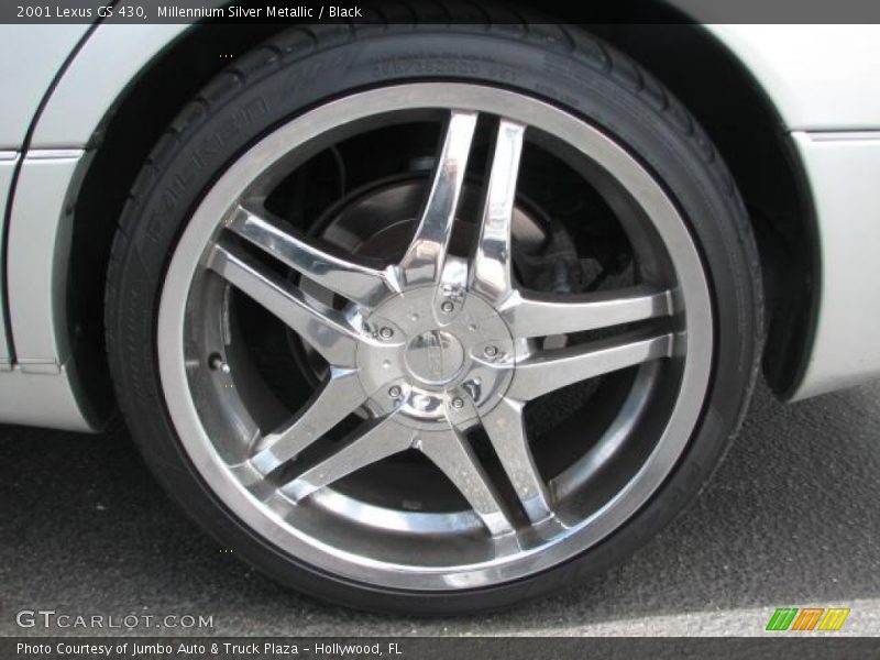 Millennium Silver Metallic / Black 2001 Lexus GS 430