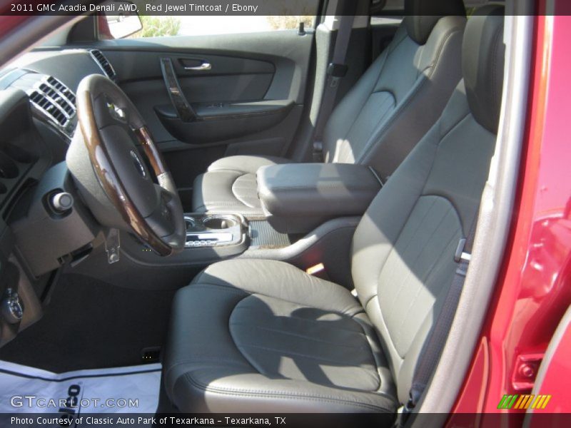 Red Jewel Tintcoat / Ebony 2011 GMC Acadia Denali AWD