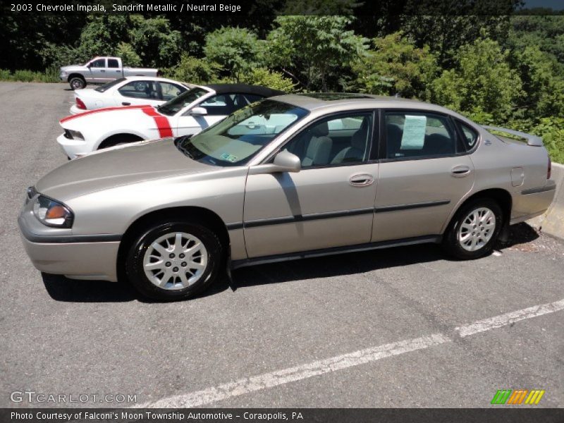 Sandrift Metallic / Neutral Beige 2003 Chevrolet Impala