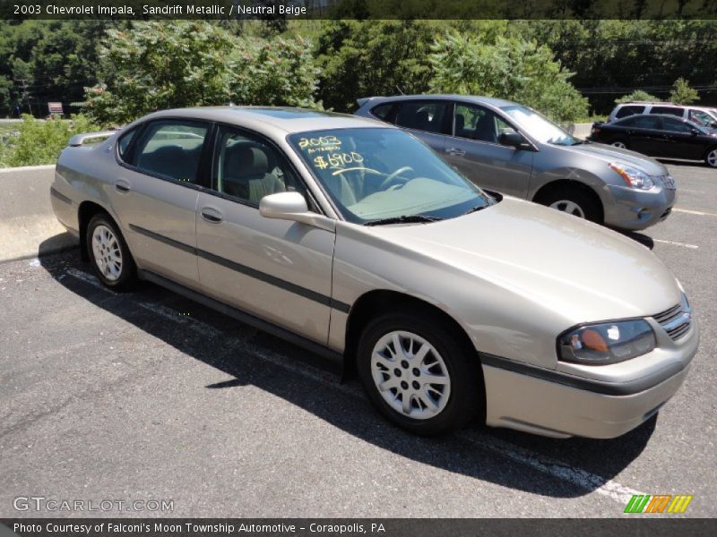 Sandrift Metallic / Neutral Beige 2003 Chevrolet Impala