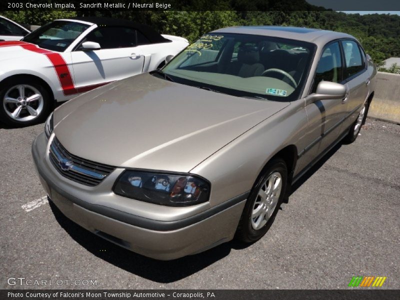 Sandrift Metallic / Neutral Beige 2003 Chevrolet Impala