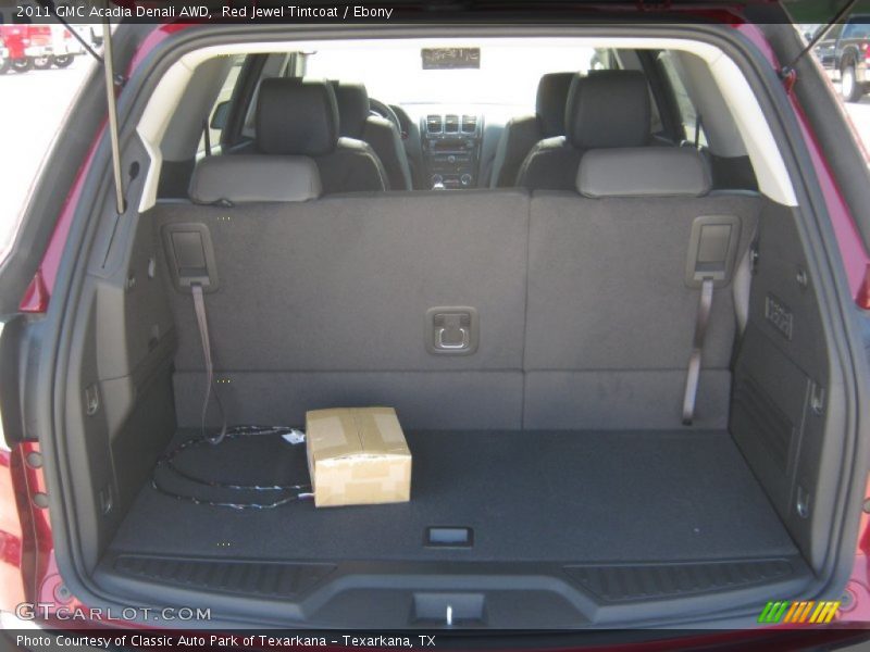 Red Jewel Tintcoat / Ebony 2011 GMC Acadia Denali AWD