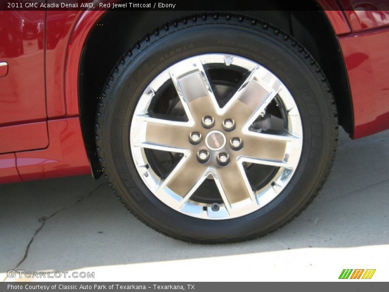 Red Jewel Tintcoat / Ebony 2011 GMC Acadia Denali AWD