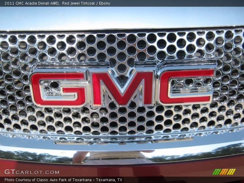 Red Jewel Tintcoat / Ebony 2011 GMC Acadia Denali AWD