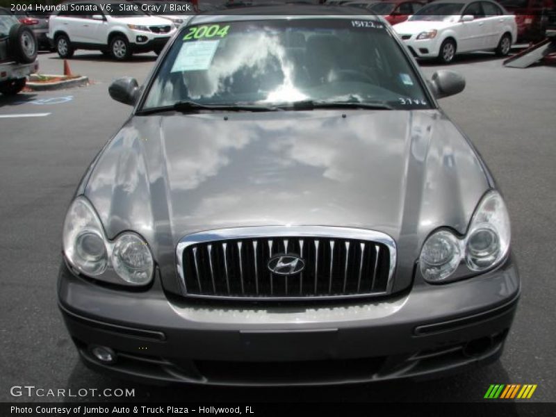 Slate Gray / Black 2004 Hyundai Sonata V6
