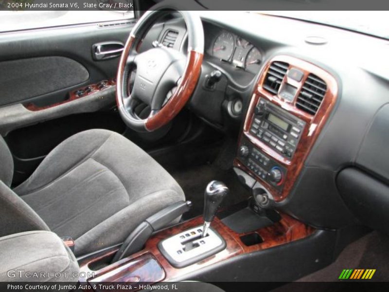 Slate Gray / Black 2004 Hyundai Sonata V6