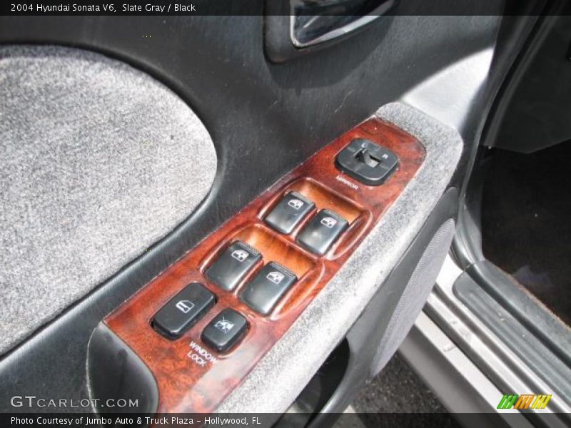 Slate Gray / Black 2004 Hyundai Sonata V6