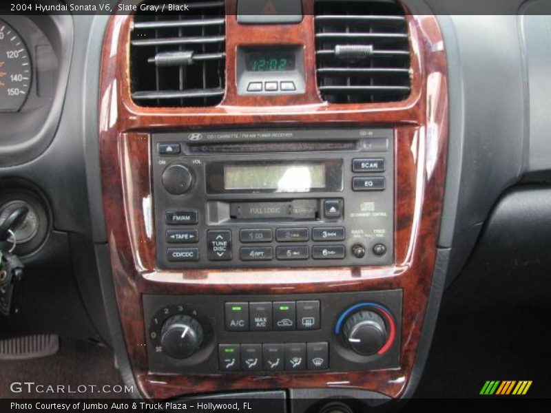 Slate Gray / Black 2004 Hyundai Sonata V6