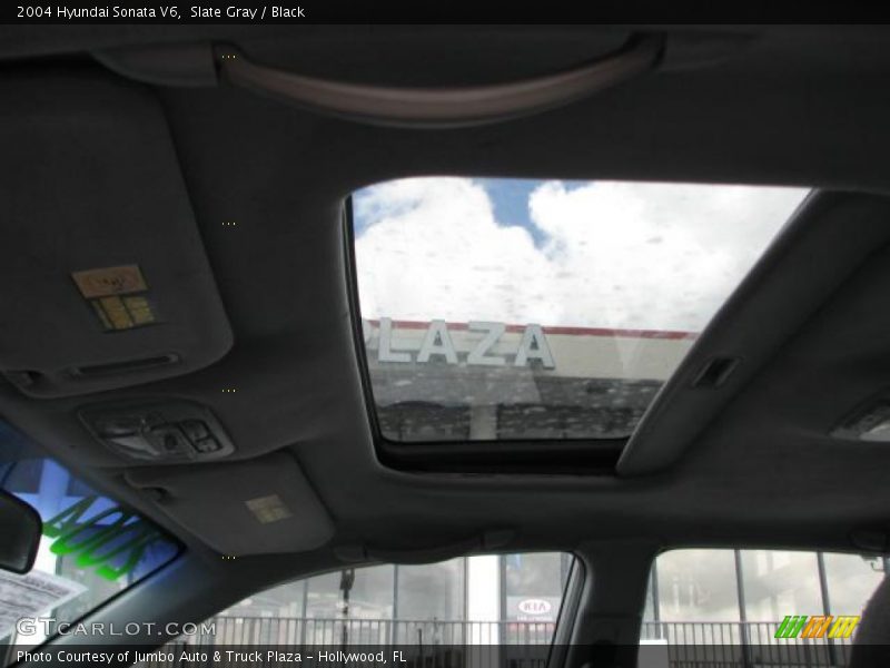 Slate Gray / Black 2004 Hyundai Sonata V6