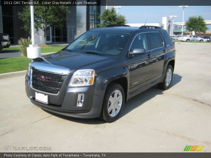 Cyber Gray Metallic / Light Titanium 2011 GMC Terrain SLE