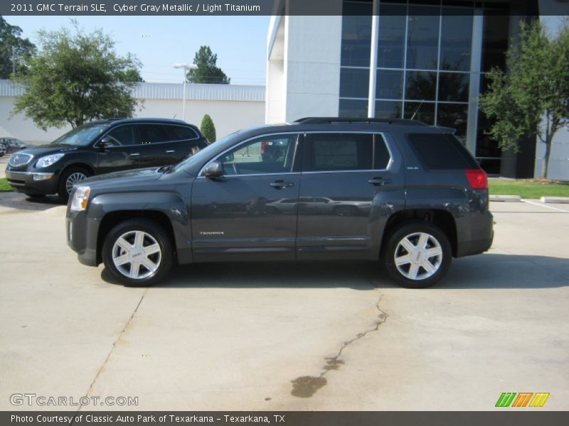 Cyber Gray Metallic / Light Titanium 2011 GMC Terrain SLE