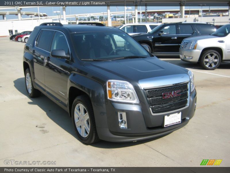 Cyber Gray Metallic / Light Titanium 2011 GMC Terrain SLE