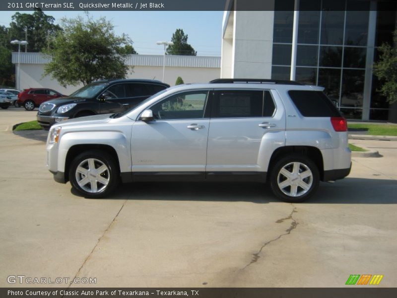 Quicksilver Metallic / Jet Black 2011 GMC Terrain SLE