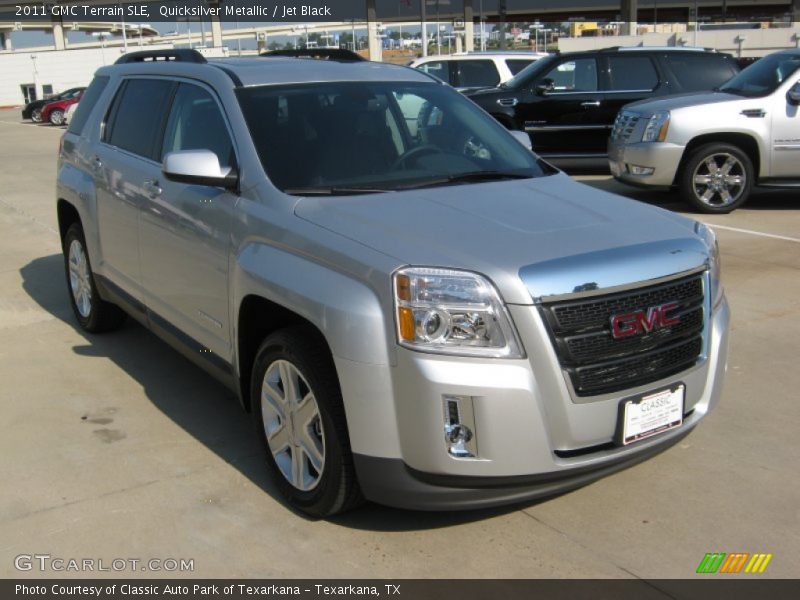 Quicksilver Metallic / Jet Black 2011 GMC Terrain SLE