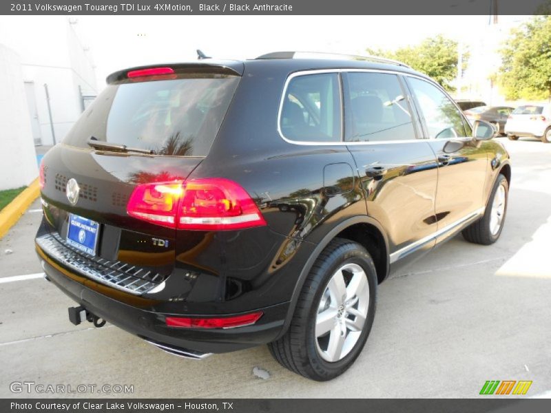 Black / Black Anthracite 2011 Volkswagen Touareg TDI Lux 4XMotion