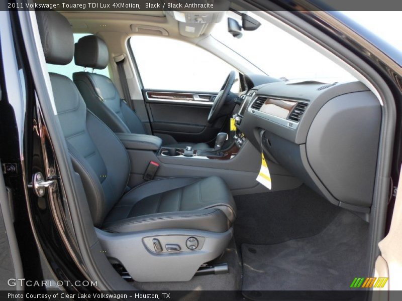  2011 Touareg TDI Lux 4XMotion Black Anthracite Interior