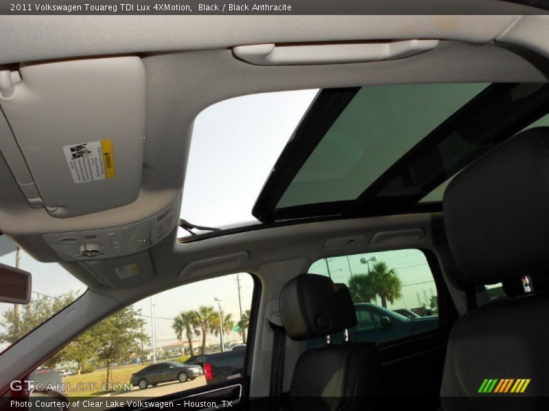 Sunroof of 2011 Touareg TDI Lux 4XMotion