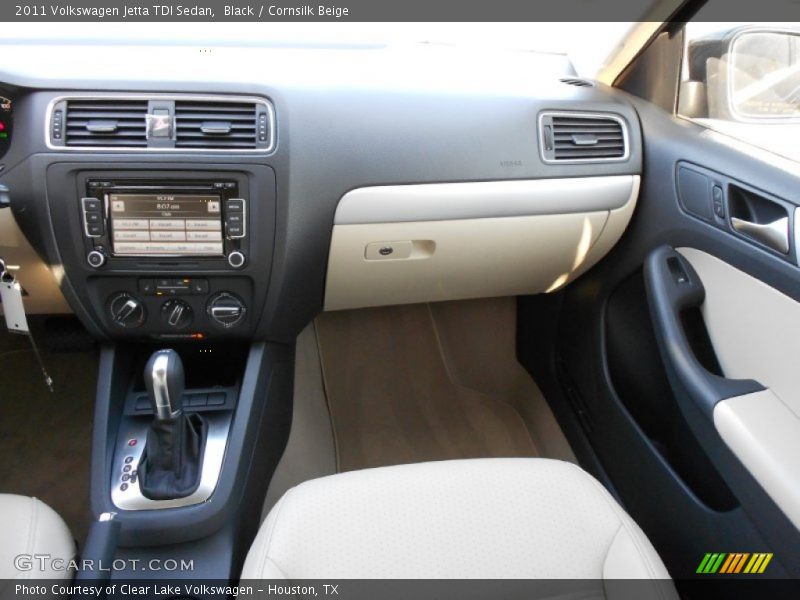 Black / Cornsilk Beige 2011 Volkswagen Jetta TDI Sedan