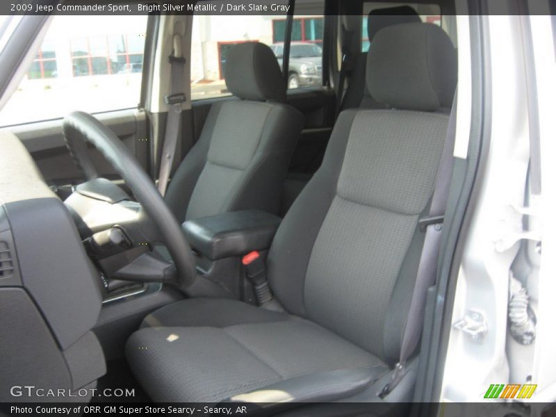Bright Silver Metallic / Dark Slate Gray 2009 Jeep Commander Sport