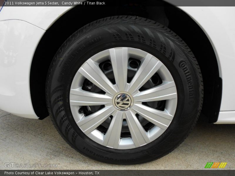 Candy White / Titan Black 2011 Volkswagen Jetta S Sedan