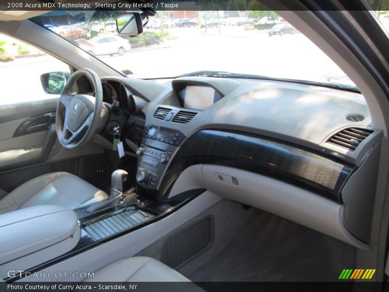 Sterling Gray Metallic / Taupe 2008 Acura MDX Technology