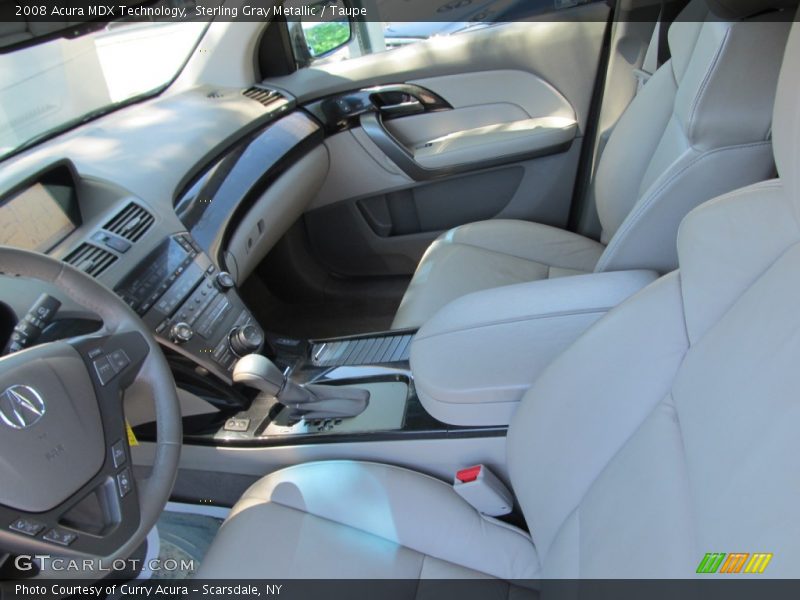 Sterling Gray Metallic / Taupe 2008 Acura MDX Technology