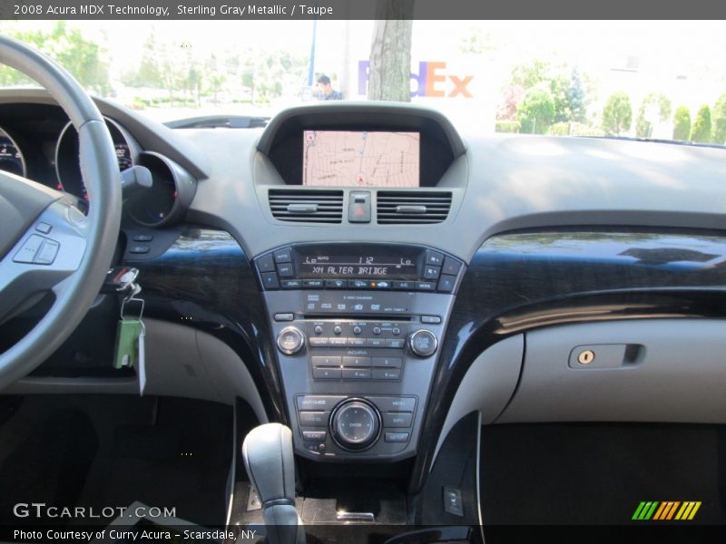 Sterling Gray Metallic / Taupe 2008 Acura MDX Technology