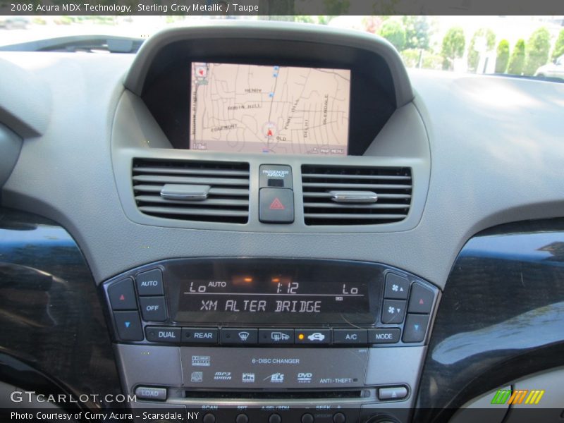 Sterling Gray Metallic / Taupe 2008 Acura MDX Technology
