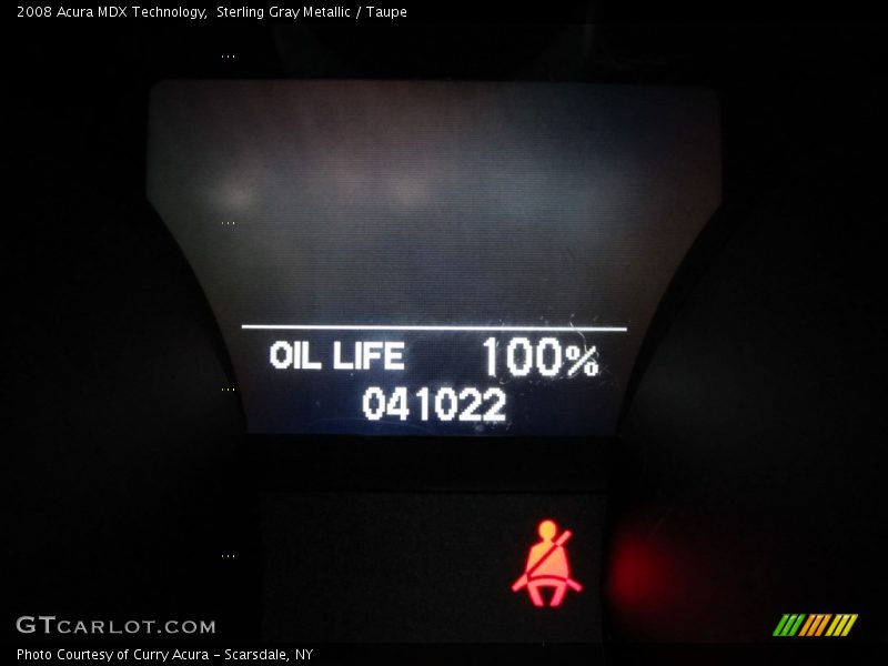 Sterling Gray Metallic / Taupe 2008 Acura MDX Technology