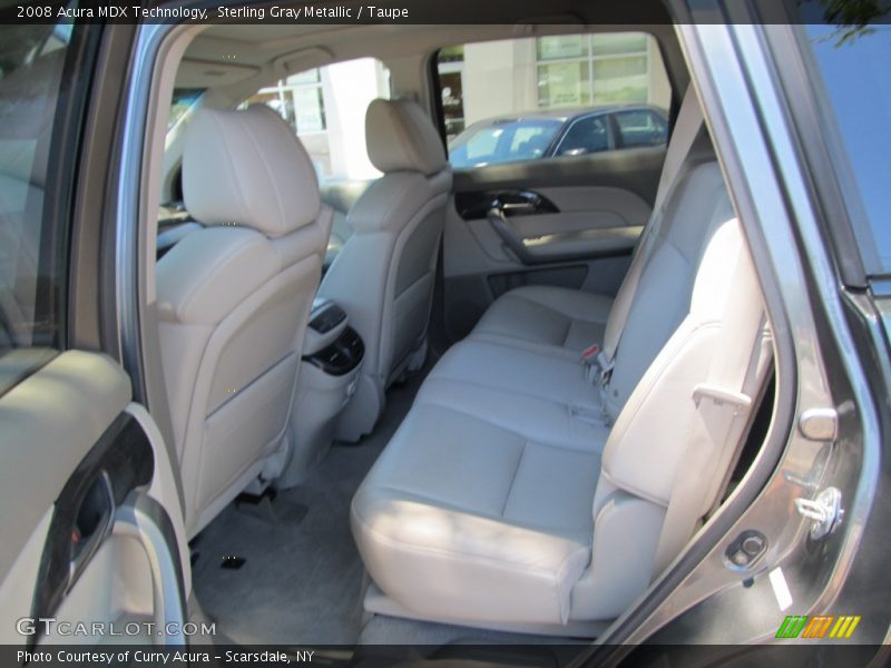 Sterling Gray Metallic / Taupe 2008 Acura MDX Technology