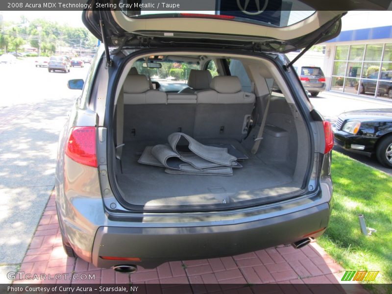 Sterling Gray Metallic / Taupe 2008 Acura MDX Technology