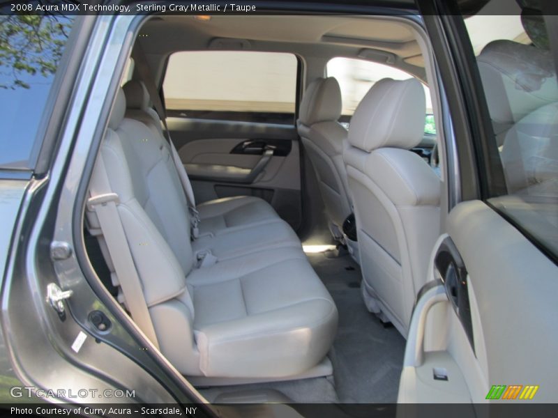 Sterling Gray Metallic / Taupe 2008 Acura MDX Technology