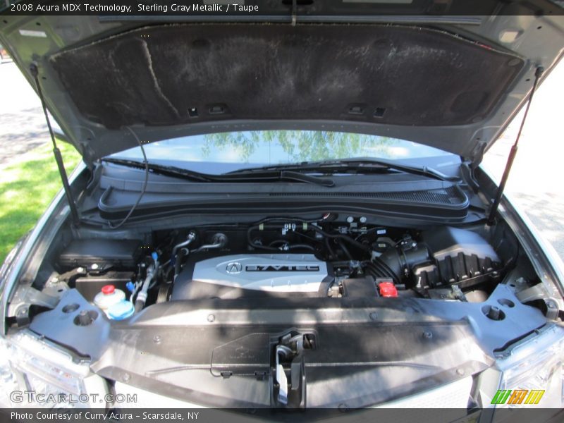 Sterling Gray Metallic / Taupe 2008 Acura MDX Technology